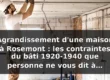 Agrandissement maison Rosemont — contraintes bâti 1920-1940