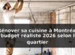 Rénovation cuisine Montréal prix 2026 — illustration