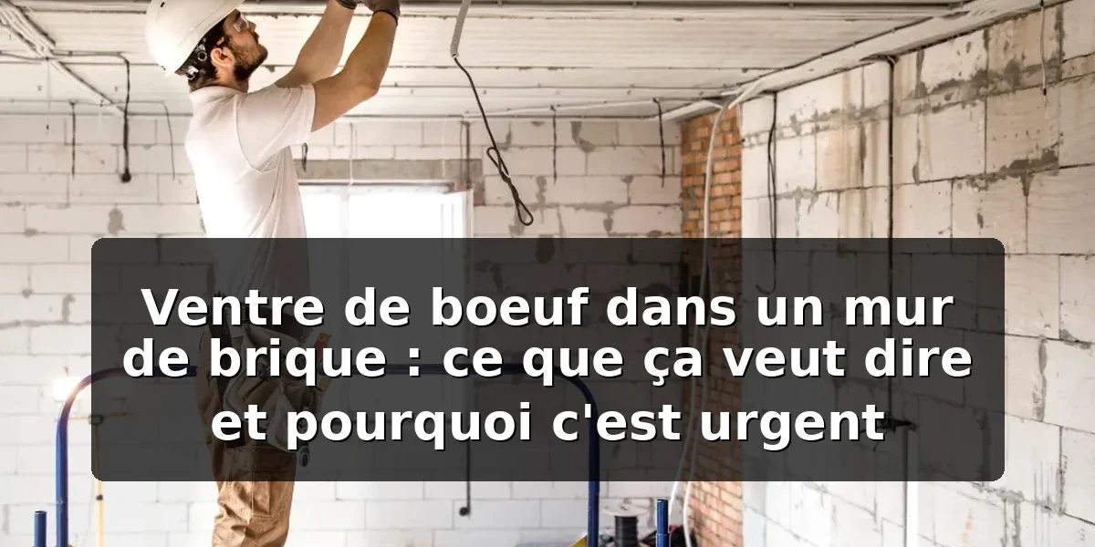 Ventre de bœuf mur brique : pourquoi c'est urgent — illustration